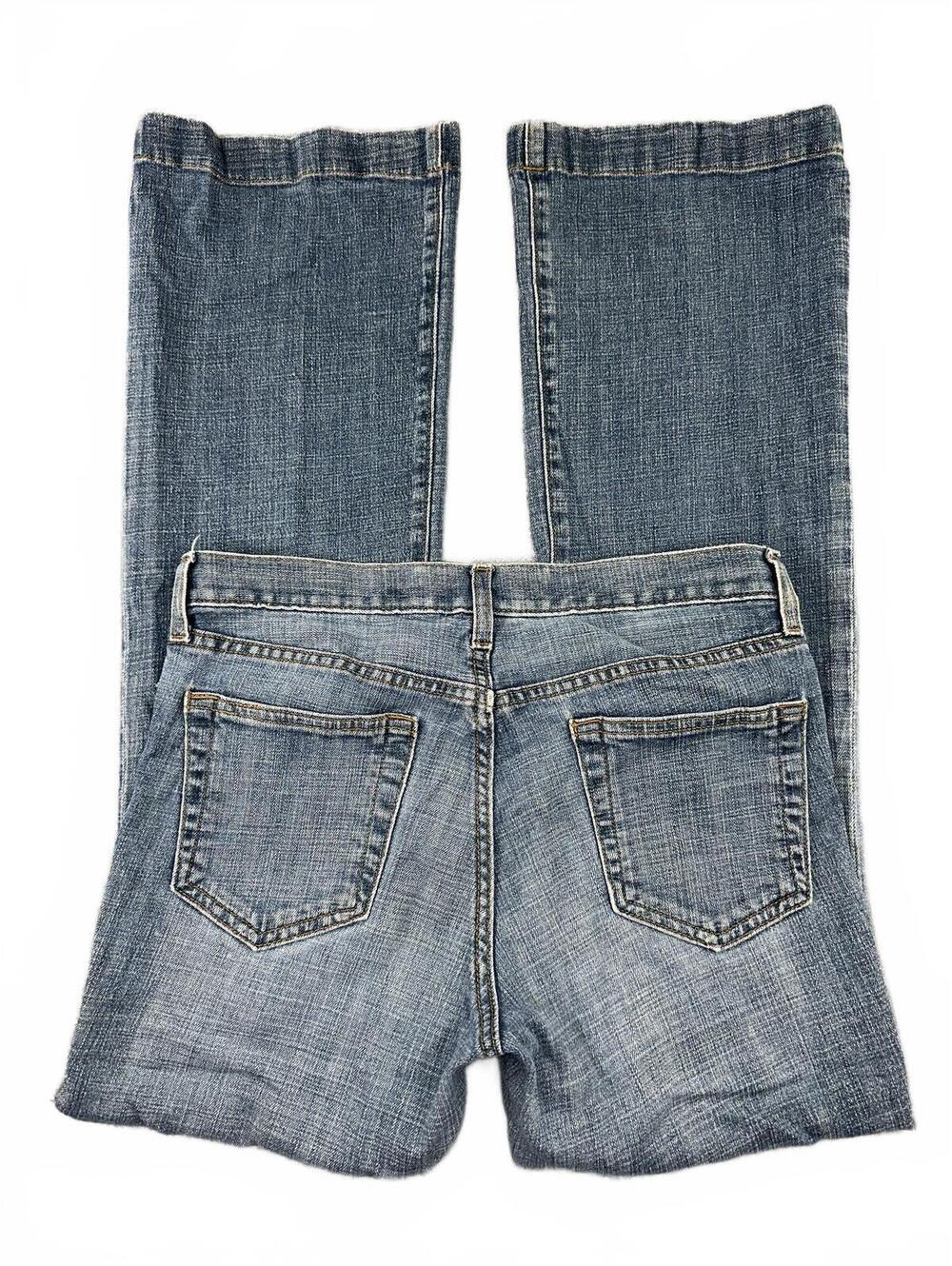 Gap Long and Lean Stretch Bootcut Jeans Blue Denim Y2K